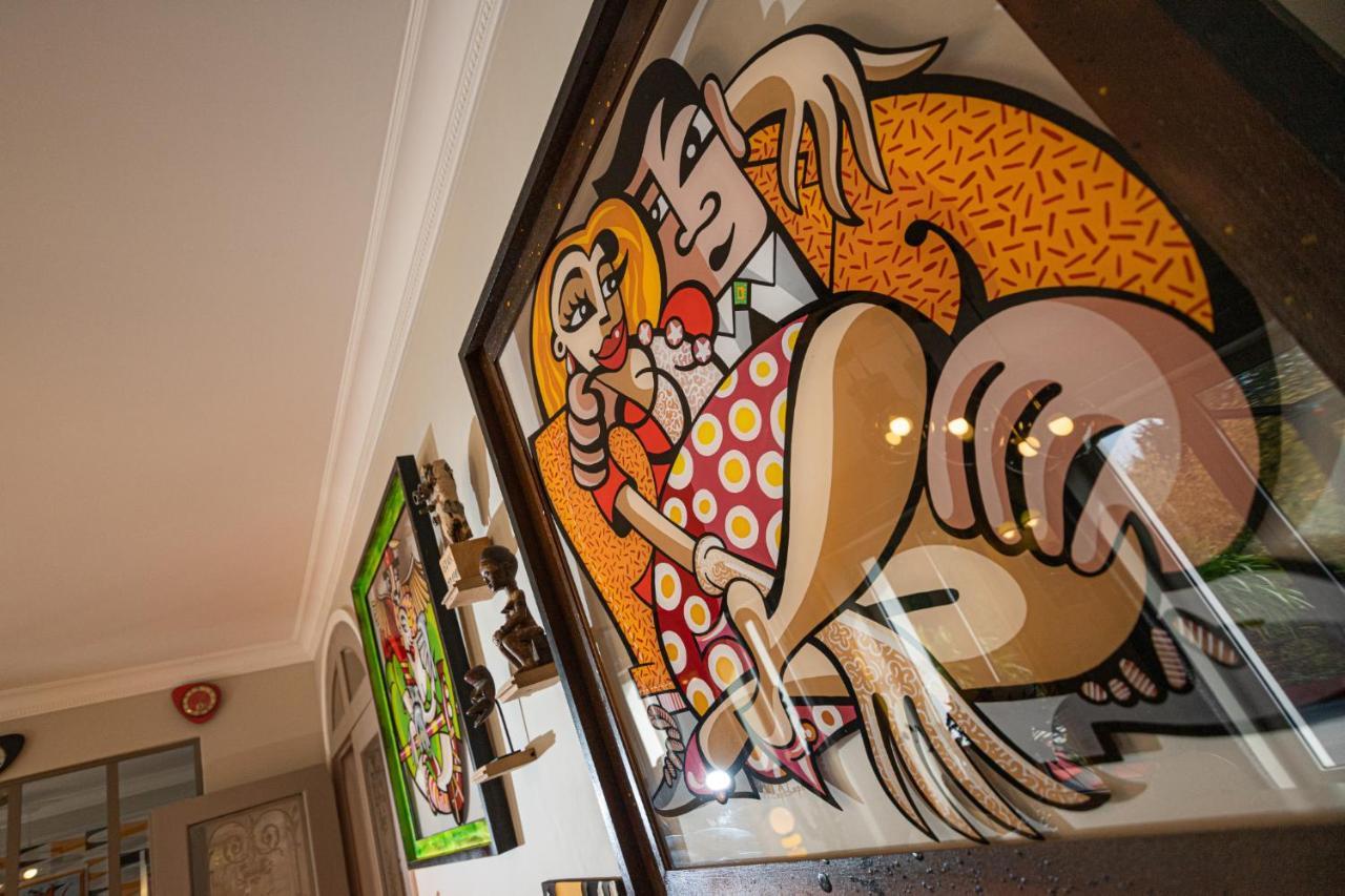 เลอ ฌาร์แด็ง เด ตวล Hotel Triel-sur-Seine ภายนอก รูปภาพ